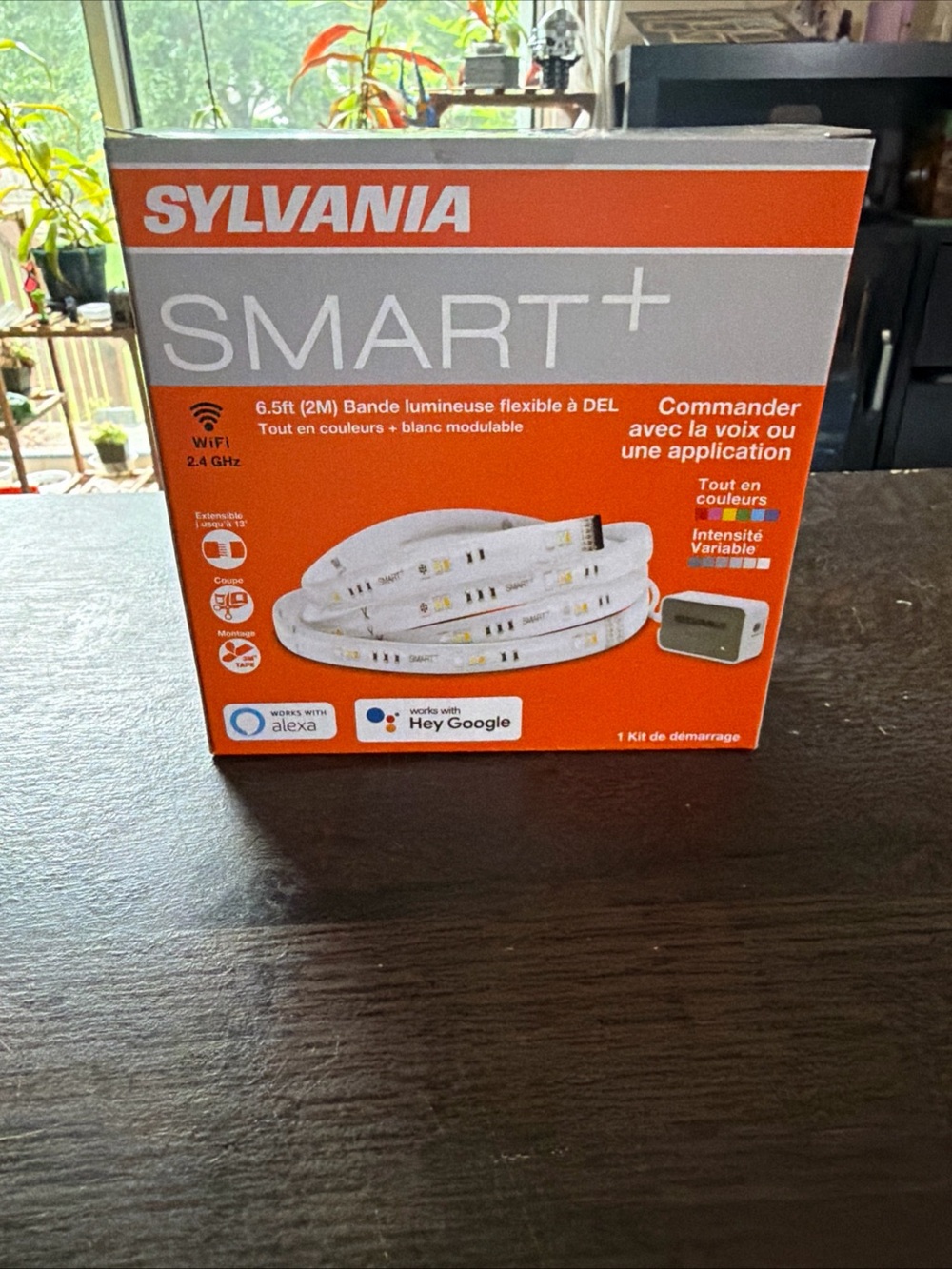 Sylvania SMART+ WiFi LED Light Strip Kit 6.5ft Full Color Tunable White New